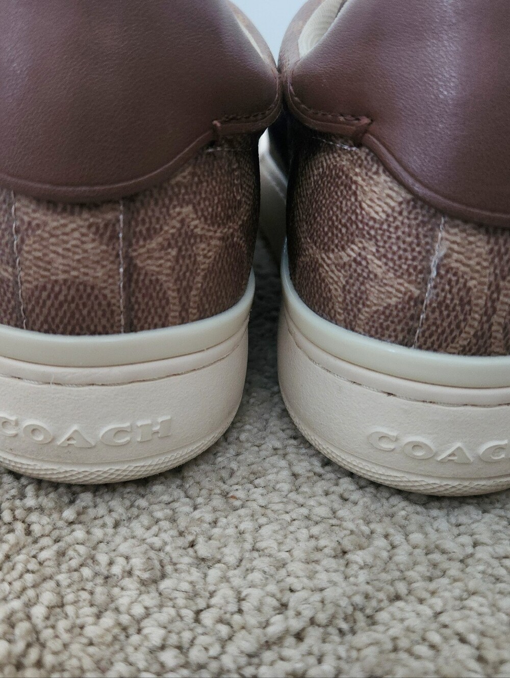 Coach Lowline Luxe Signature Canvas Low Top Sneaker Sz 9 - Picture 7 of 10